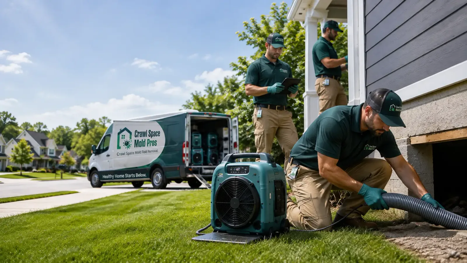 Crawl Space Mold Removal in Brussels, WI
